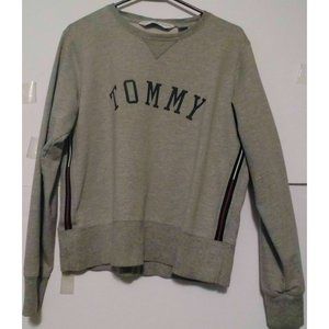 Tommy Hilfiger Jeans Spell Out Gray Long Sleeve L